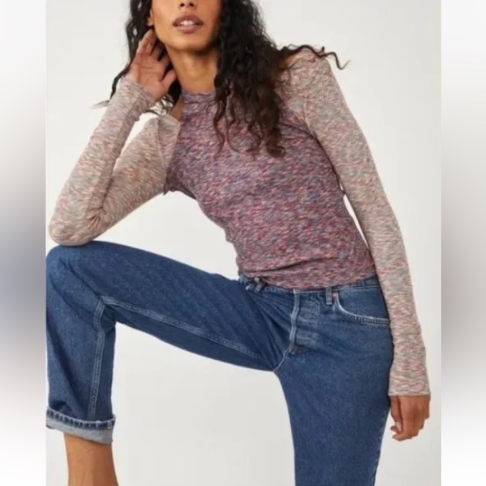 We the Free People Out Of Control Knit Top